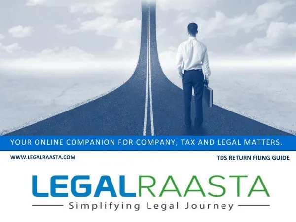 File TDS Return Online in India | LegalRaasta