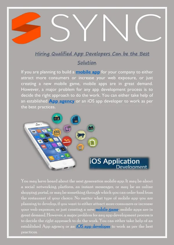 Hiring Qualified App Developers Can be the Best Solution
