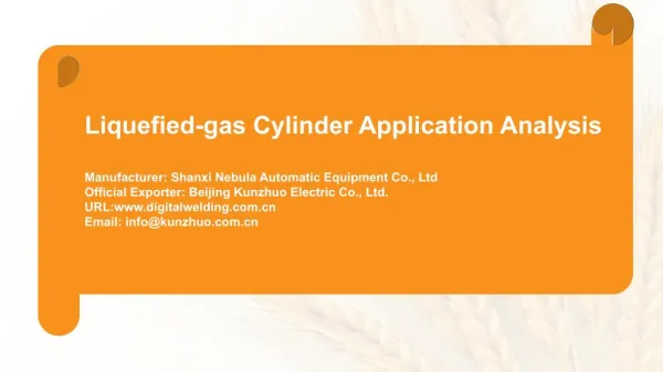 JOINT Pulsed MIG Welder for Liquefied Gas Cylinder
