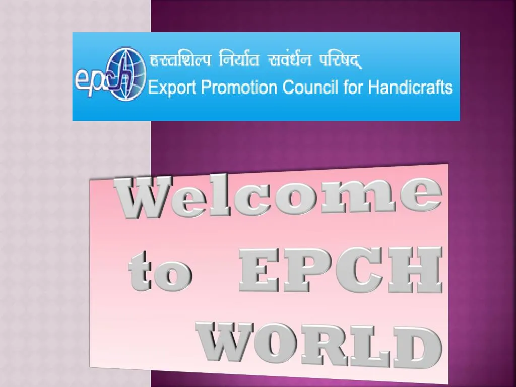 welcometo epch world