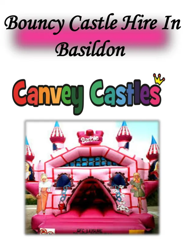 Bouncy Castle Hire In Basildon