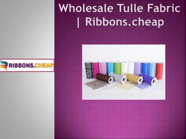 Wholesale Tulle Fabric | Ribbons.cheap