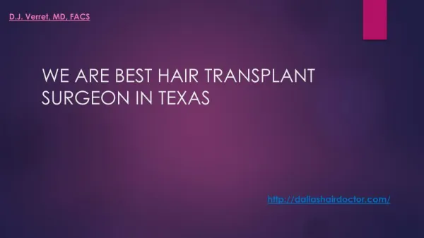 Dallas hair doctor