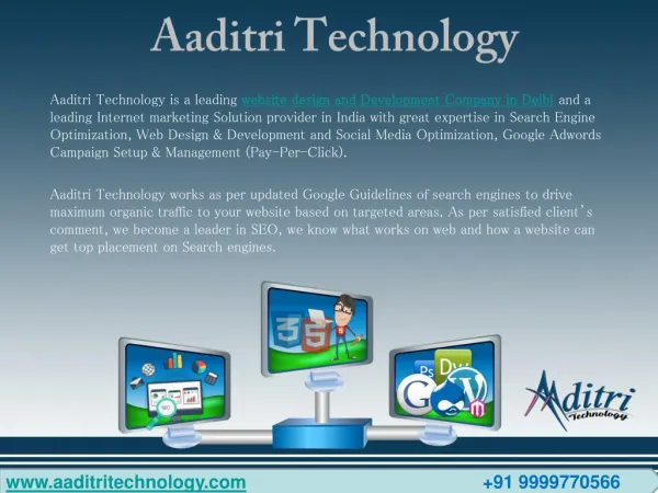 Aaditri Technology – Web Design & Development Company in Delhi
