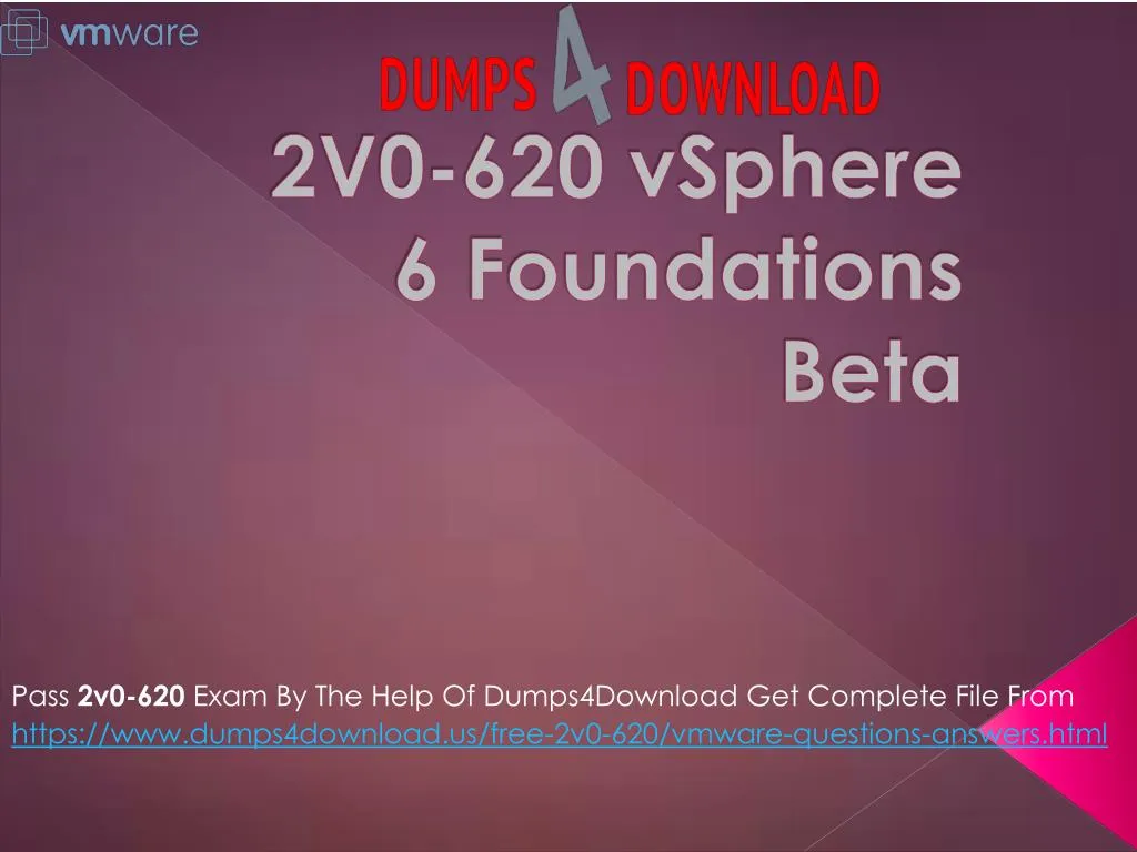 2v0 620 vsphere 6 foundations beta