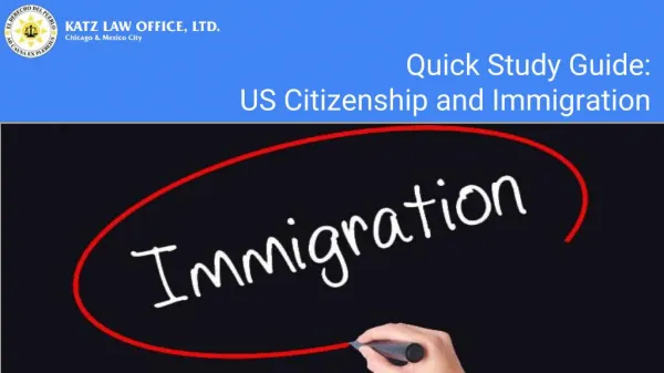 Quick Study Guide Us Citizenship And Immigration