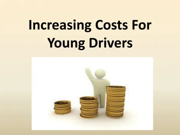 Increasing Costs For Young Drivers
