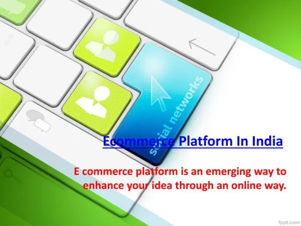 Ecommerce Platfrom In India
