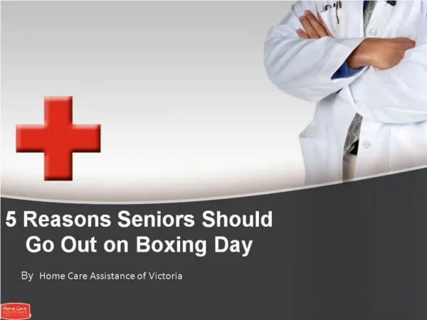 5 Reasons Seniors Should Go Out on Boxing Day
