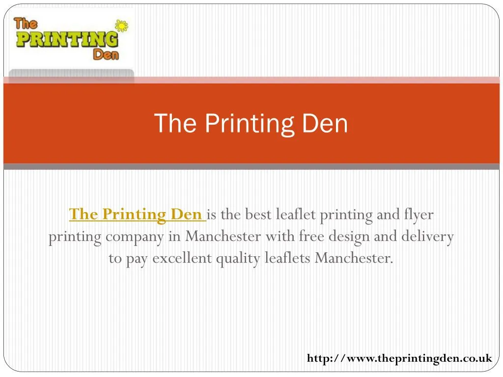 the printing den
