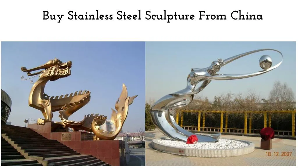 buy stainless steel sculpture from china