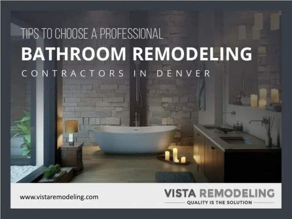 Tips to Select a Bathroom Remodeling Contractor in Denver