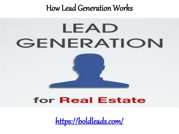 BoldLeads Reviews - How lead generation works