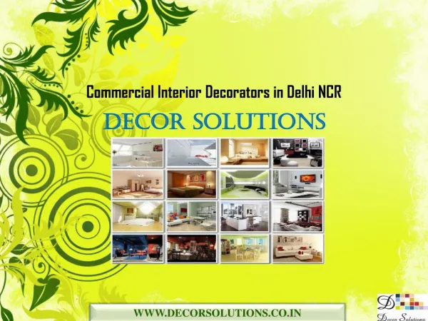 Commercial Interior Decorators Delhi NCR