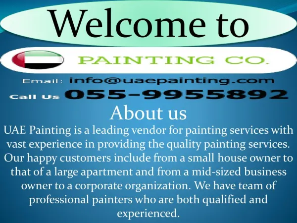 Dubai painting services