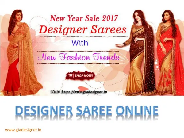 Designer Sarees New Year Sale 2017
