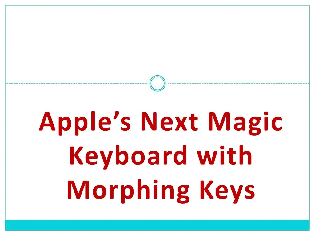 apple s next magic keyboard with morphing keys