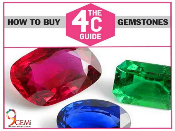 How to Buy Gemstone Online - 4Cs