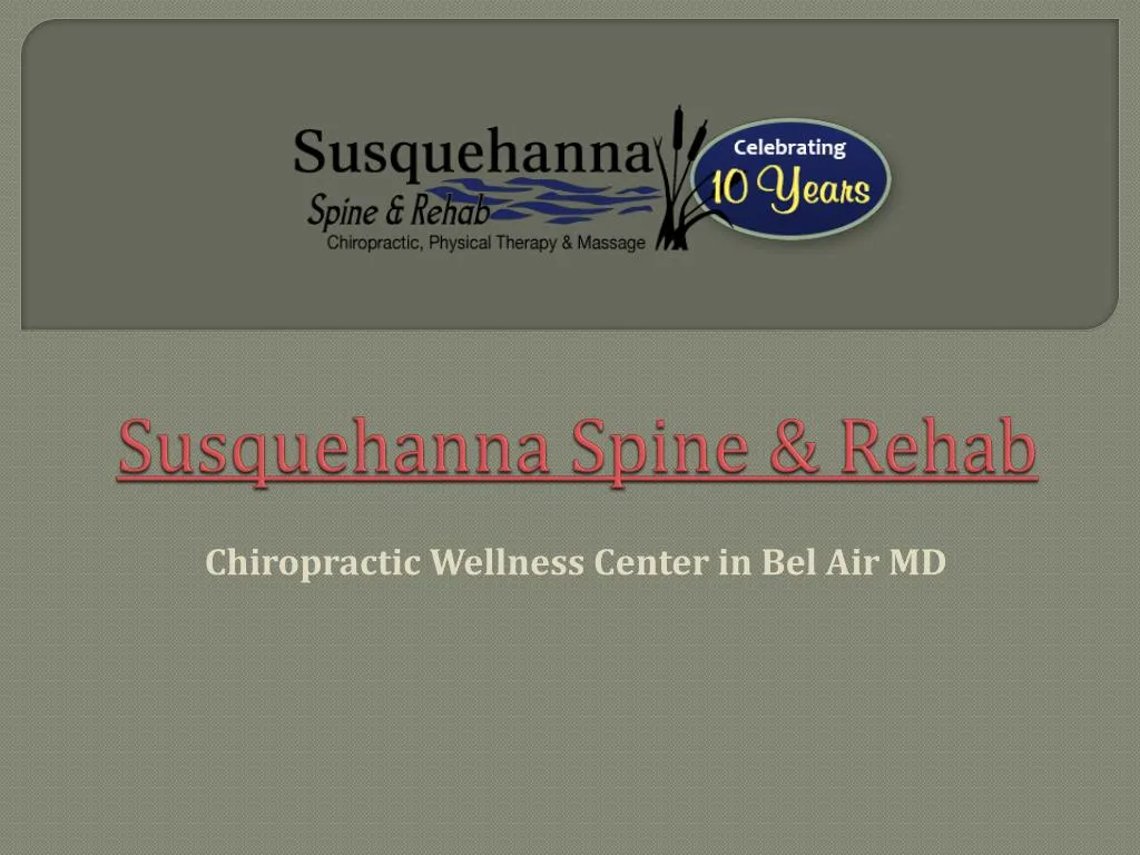 susquehanna spine rehab