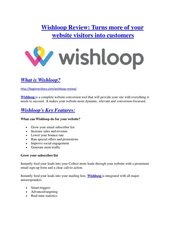 Wishloop review & Wishloop $22,600 bonus-discount