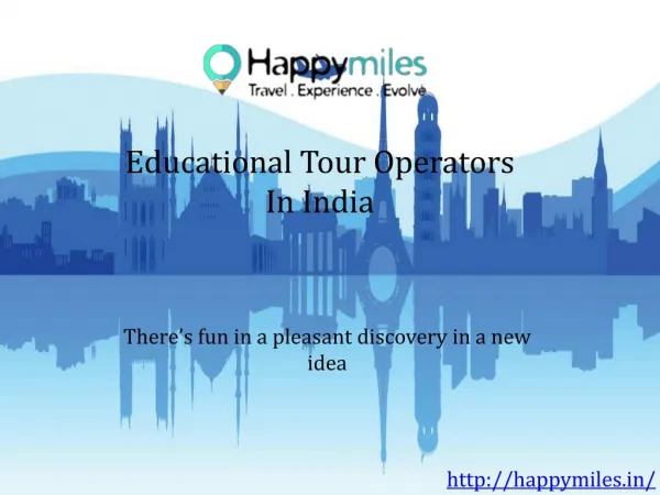 Educational tour operators in india
