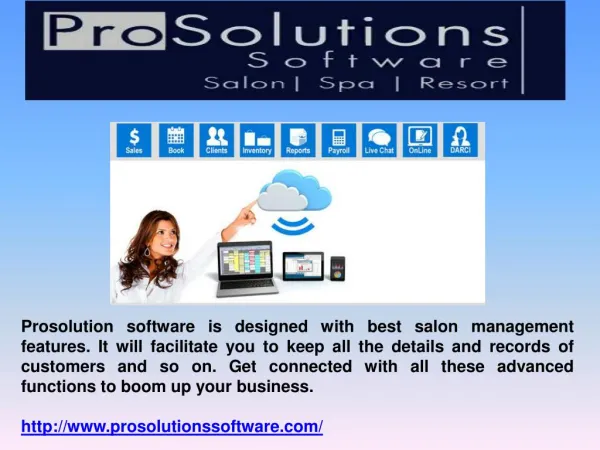 Salon Management Featured Software