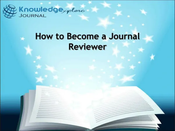How to become a journal reviewer| Free international Journal