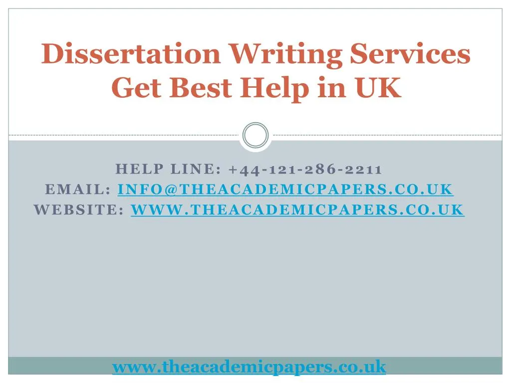 dissertation writing services get best help in uk