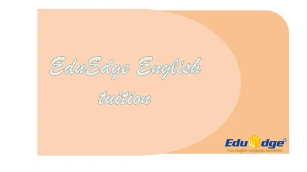 Improve your English by joining EduEdge Tuition center