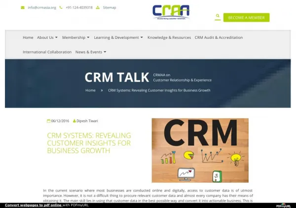 CRM Systems Revealing Customer Insights for Business Growth
