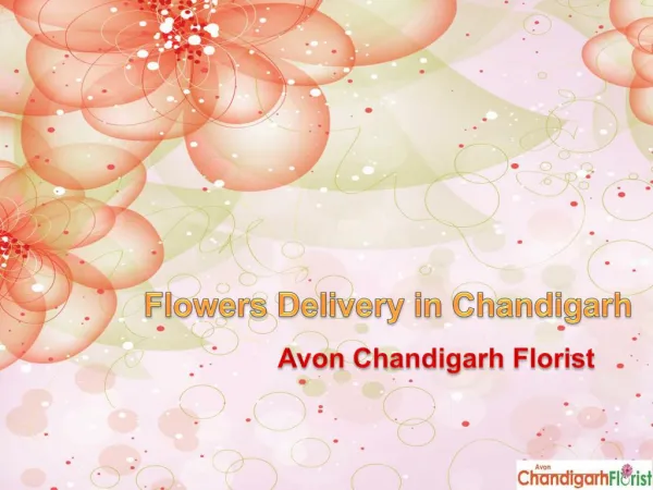 Flowers Delivery in Chandigarh with Avon Chandigarh Florist