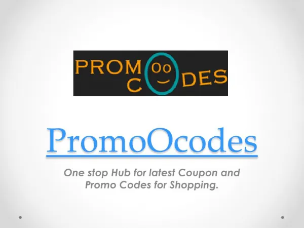 PromoOcodes Online Shopping Coupons