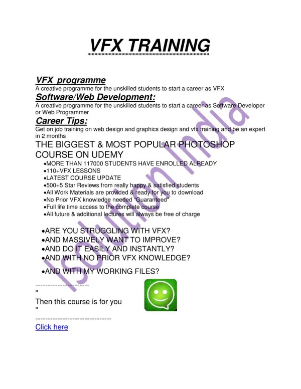 Best VFX Training In Odisha