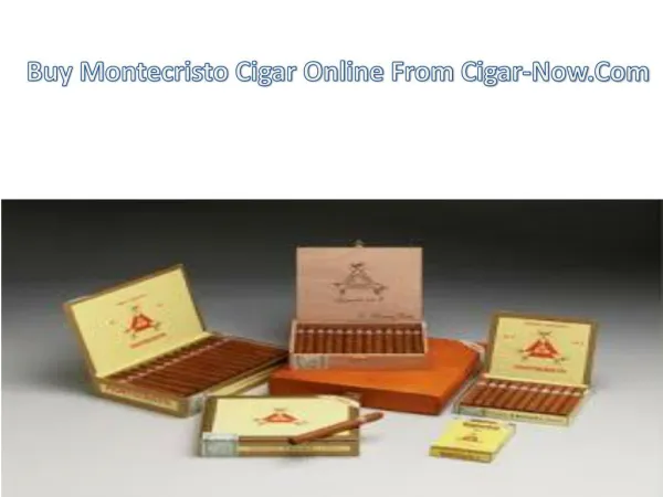 Montecristo Cigar Online