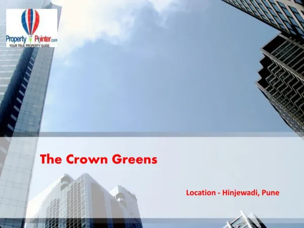 The Crown Greens Hinjewadi Pune Best Residential Homes