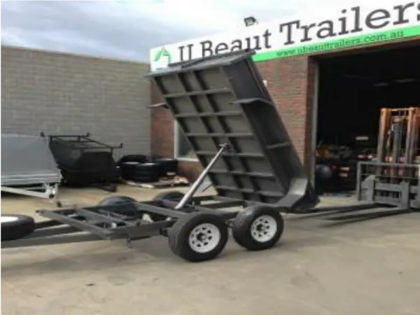 Ubeaut Trailers 10×5 Galvanised Tandem Tipper with 1000mm Cage 2000kg ATM