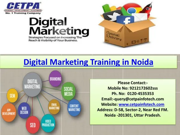 Best Digital marketing training in noida