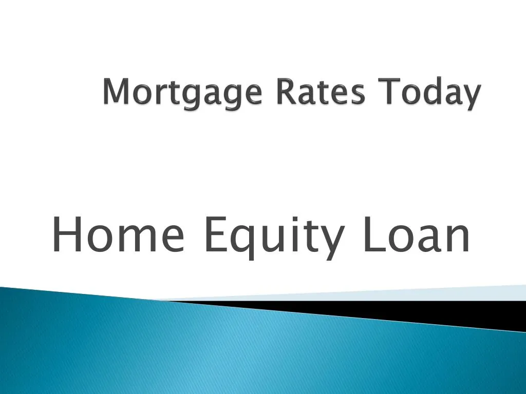 mortgage rates today