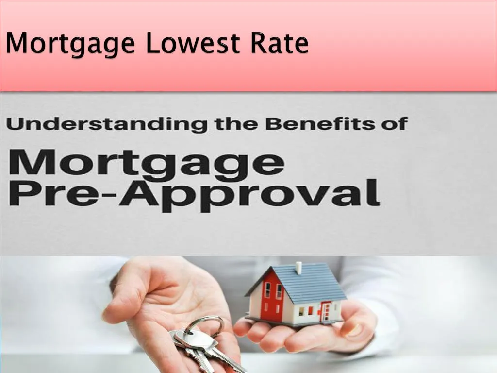 mortgage lowest rate