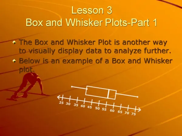 Lesson 3 Box and Whisker Plots-Part 1