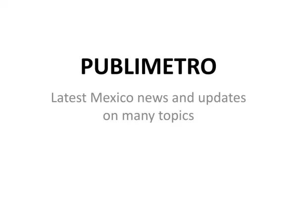 PUBLIMETRO