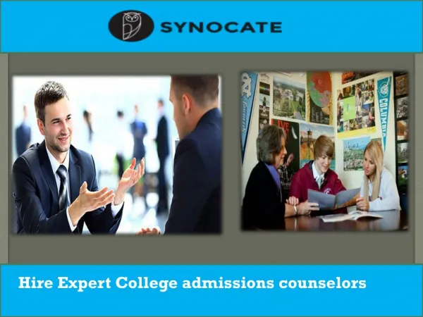Get Expert College Counselor