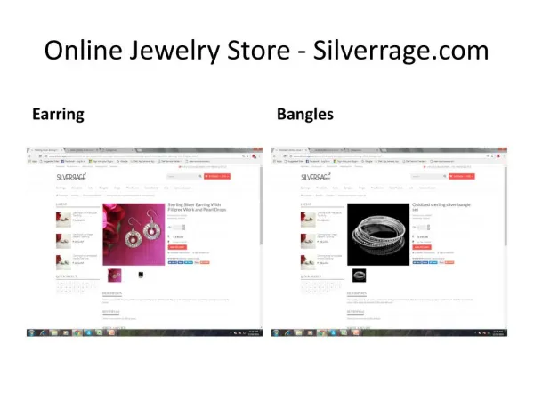 Online Jewelry Store - Silverrage