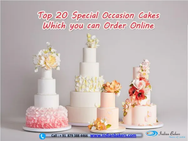 Special Occasion Cakes/ Party Cakes