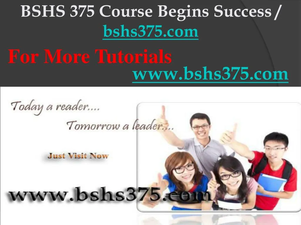 bshs 375 course begins success bshs375 com
