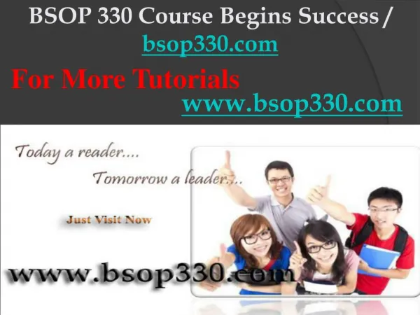 bsop 330 course begins success bsop330 com