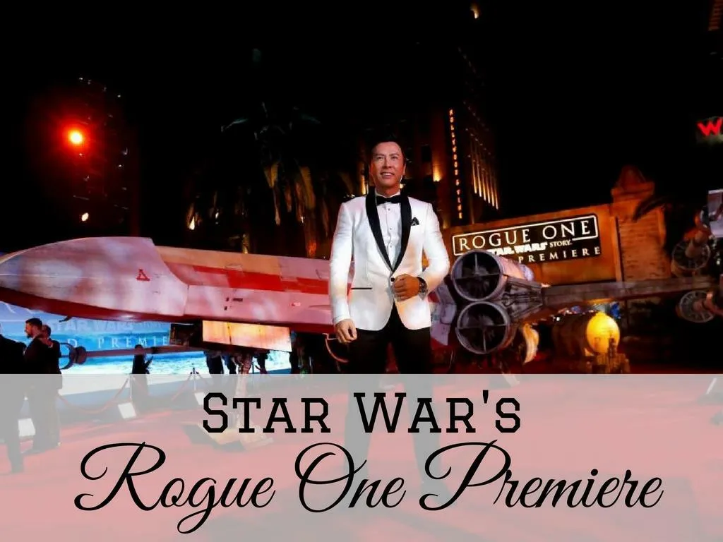 star wars rogue one premiere