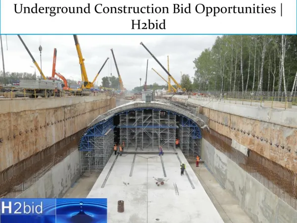 Underground Construction Bid Opportunities | H2bid