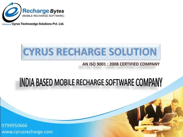 Cyrus Recharge Solutions - Mobile Recharge Software Development Company in India