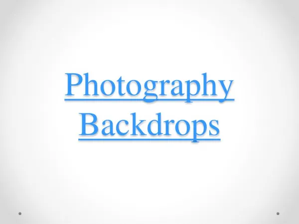Successful Photography Backdrops for Business